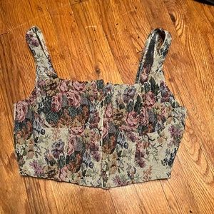 Wild Fable Corset Crop Top